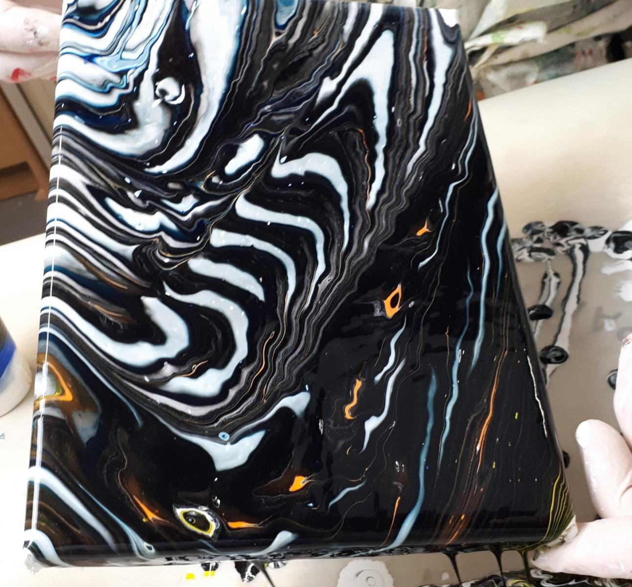 technique pouring travelling ring pour painturoo.art 8