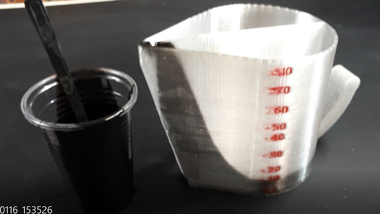 transparence gobelet tasse gobelet split cup filament petg painturoo