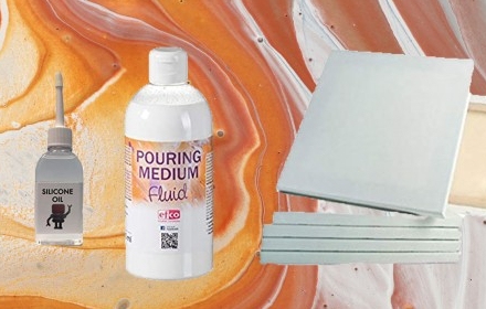 Le matériel minimum pour débuter l'acrylique pouring