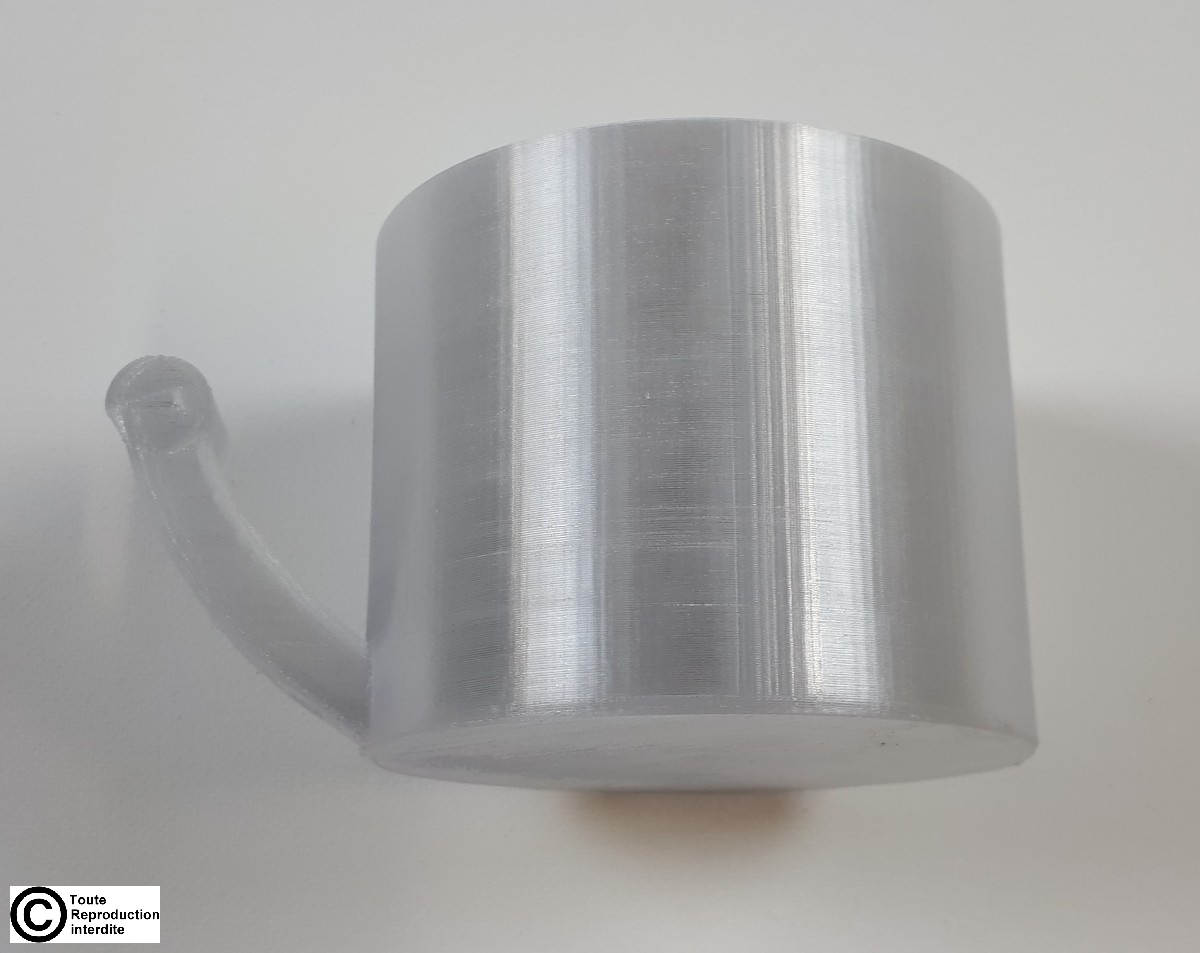 Tasse ronde à 4 compartiments pouring flip cup
