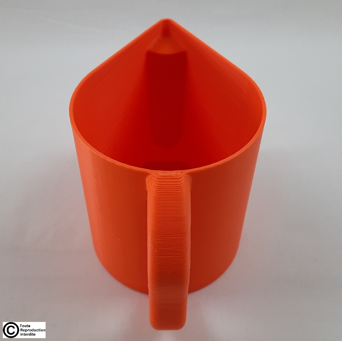 Tasse split cup pouring à 1 compartiment, idéale pour les  techniques de coulée acrylique split cup, swirl cup, dirty pour, flip cup ou kiss pour, tree ring ribbons, etc... 2